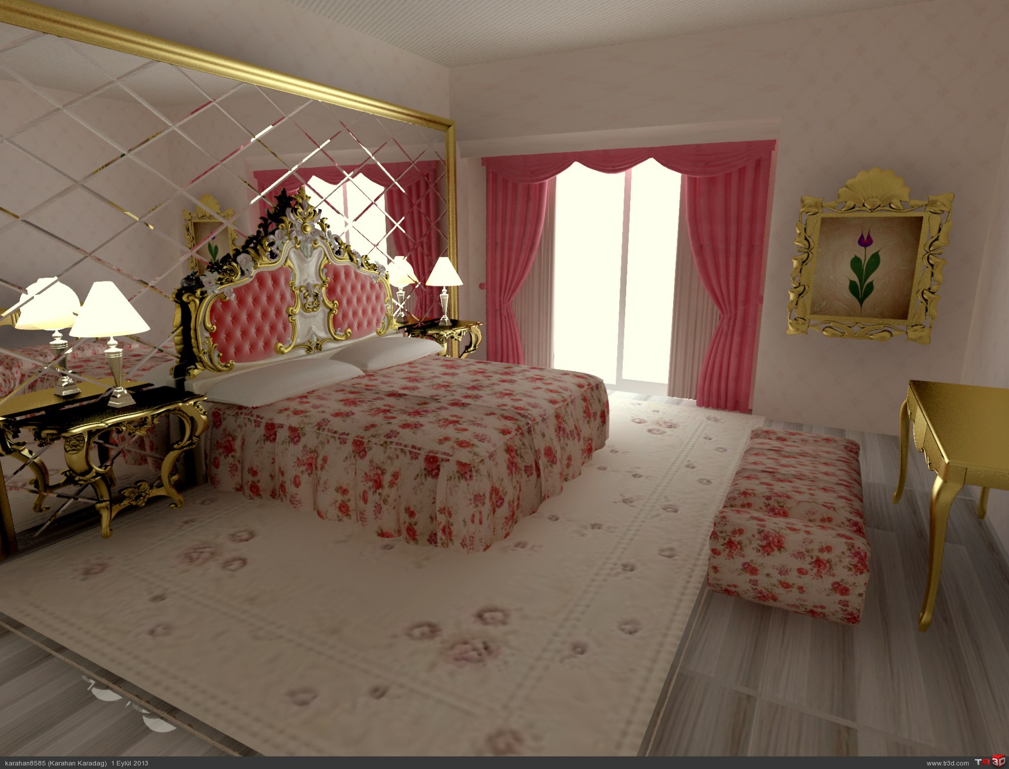 yatak odası hafif avangart Mimari Projeler