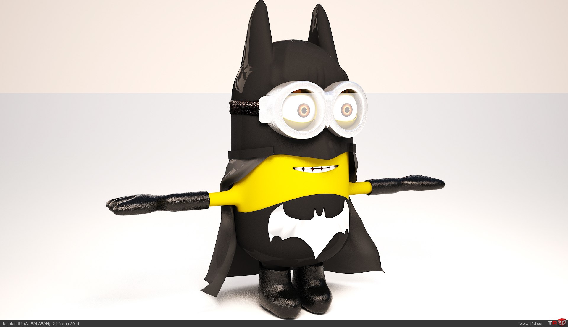 Batman Minion : 3D Ã‡izimler