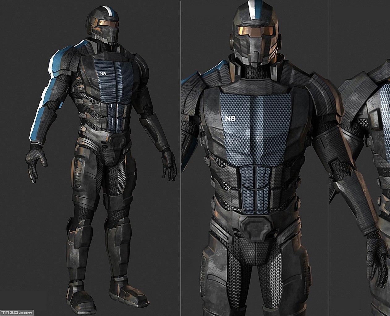 MakingOf - Mass Effect Concept armor.