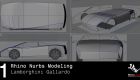Rhino 5 I Nurbs Modeling Lamborghini Gallardo 