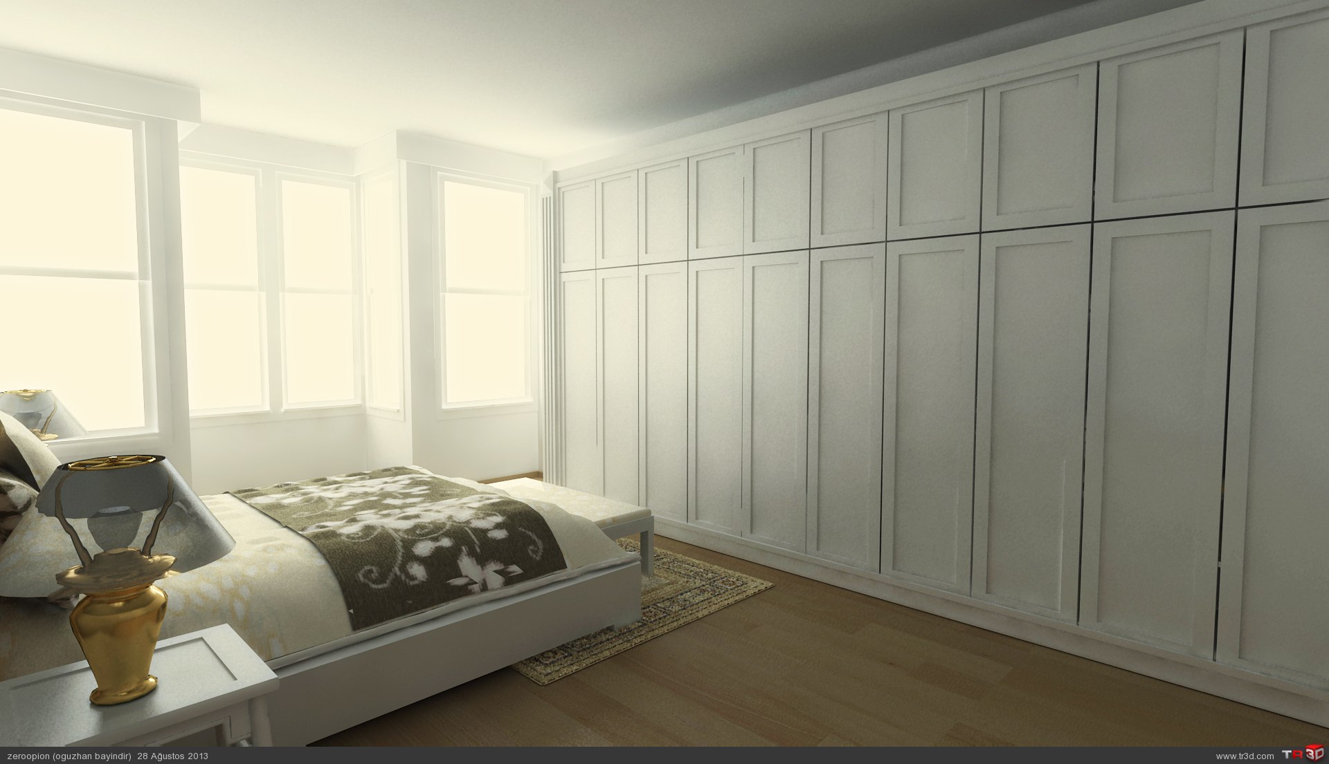 Arnavutkoy yatak odası dolap tasarımı Mimari Projeler