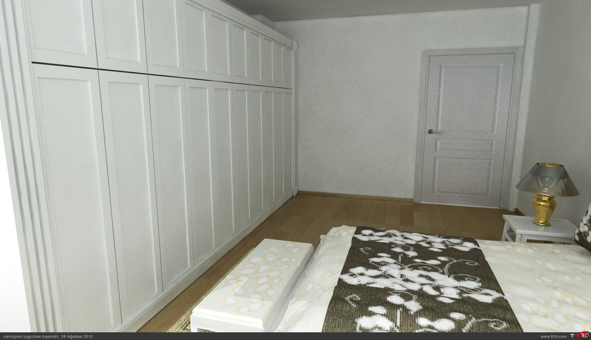 Arnavutkoy yatak odası dolap tasarımı Mimari Projeler