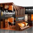 Novawood Firması için yapılan stand tasarımım