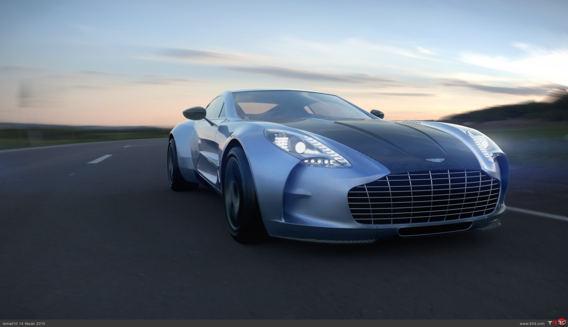 Aston Martin 0ne 77 - Mavi
