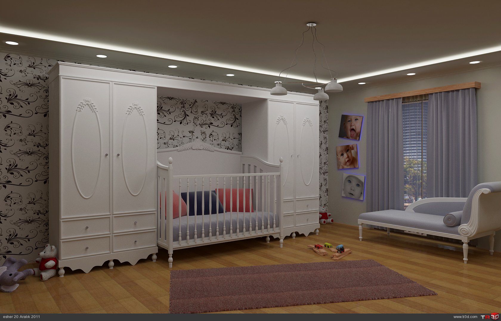 bebek yatak odası Mimari Projeler