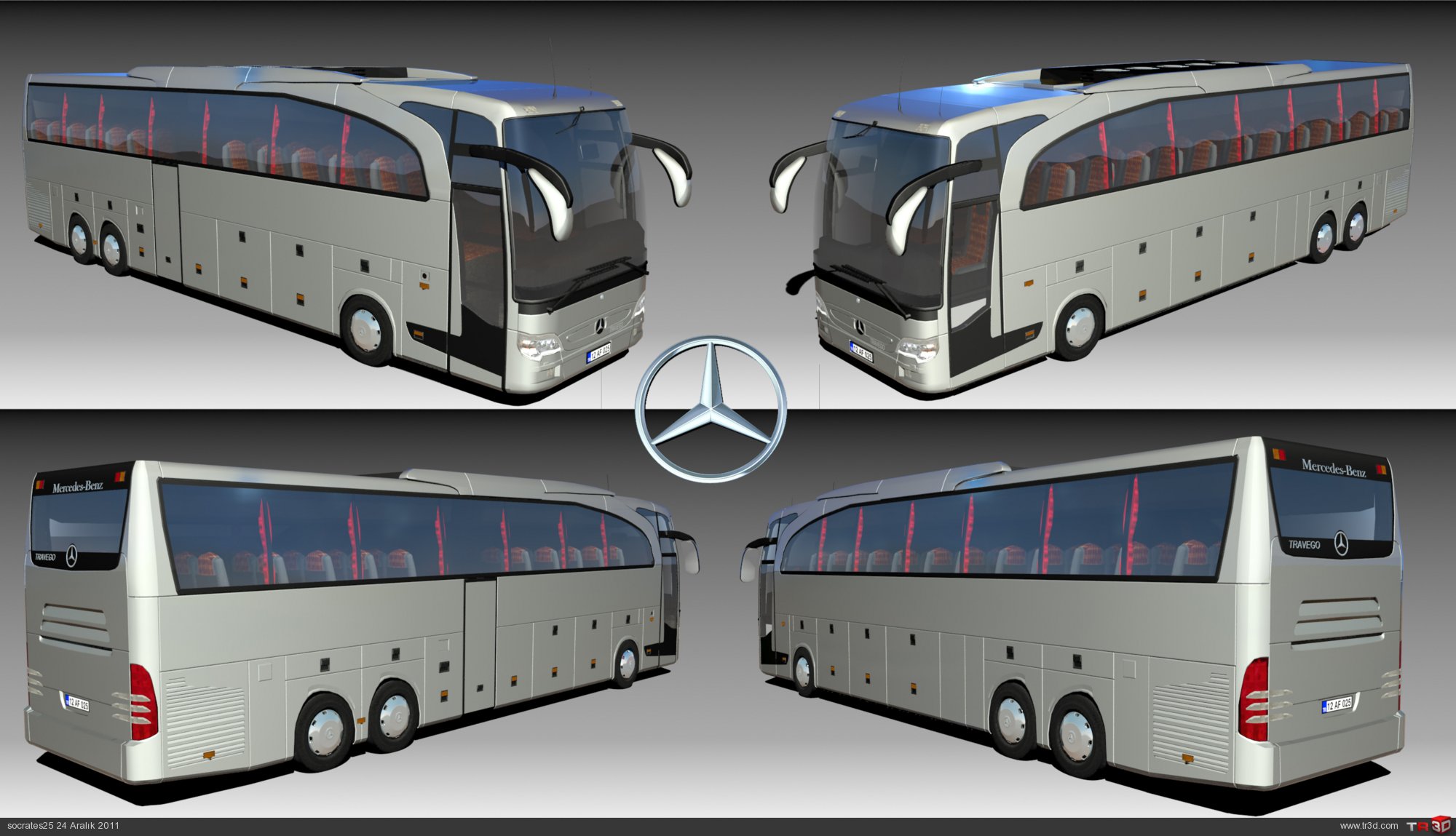 Mercedes Travego 3D