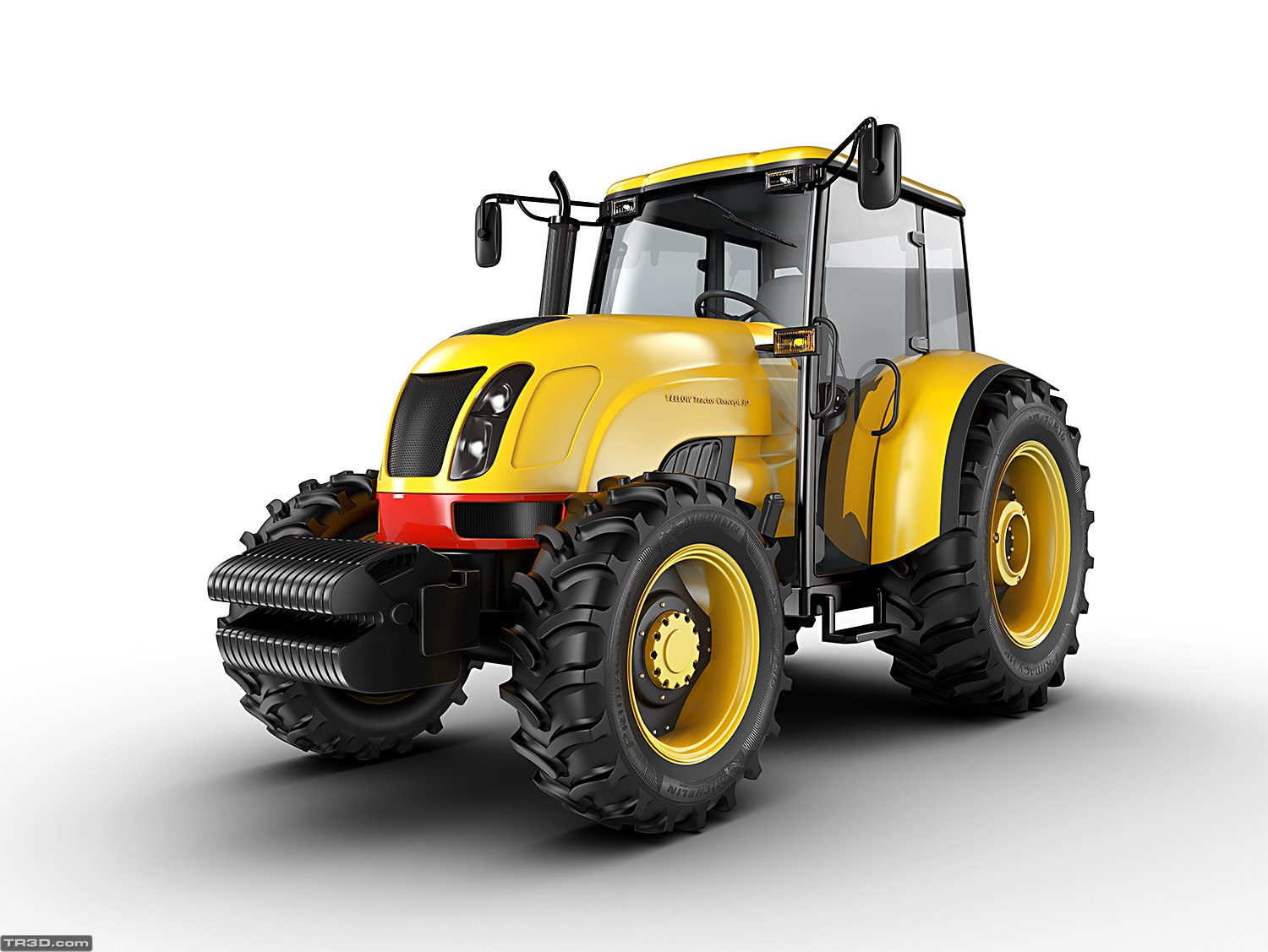 Yellow Tractor
