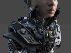 Cyborg Bust