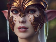 3D REALISTIC FEMALE CHARACTER
