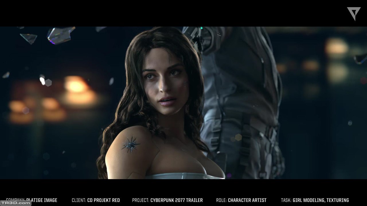 CyberPunk 2077 Trailer Girl