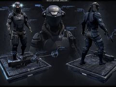 Scout sniper armour composition