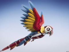 Kumaş dünya papağanı